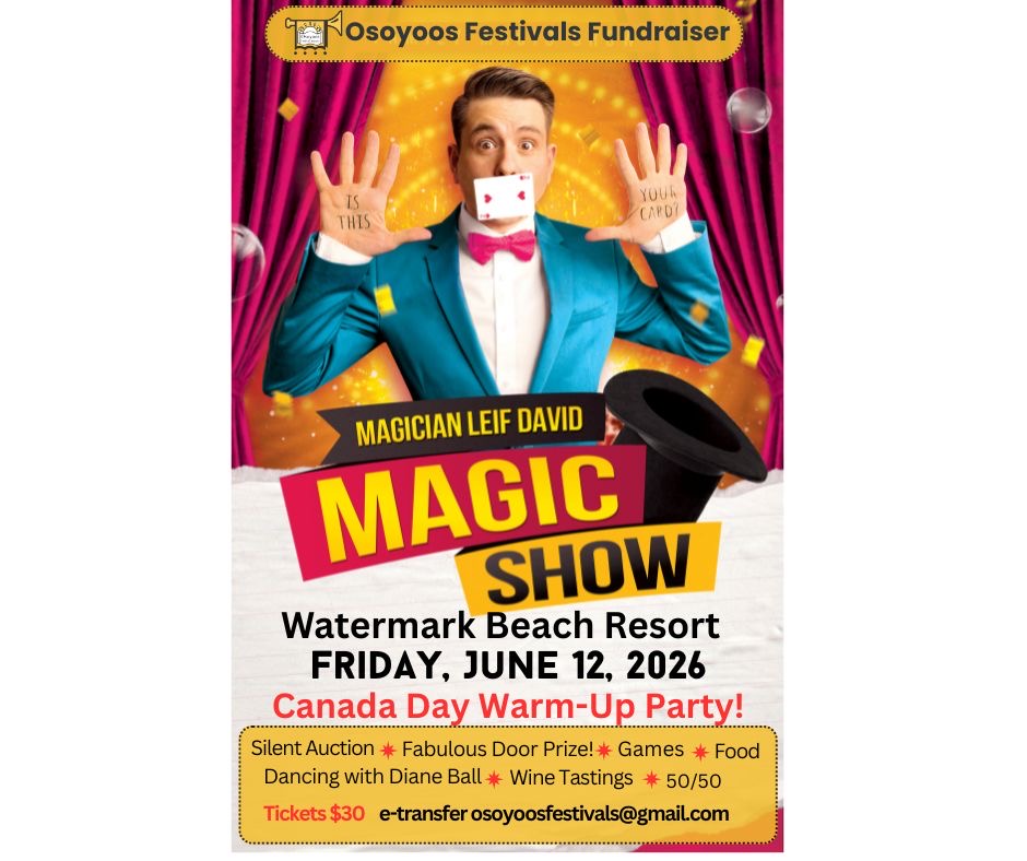 OSOYOOS FESTIVAL SOCIETY FIREWORKS FUNDRAISER – JUNE 12, 2026 Watermark Beach Resort